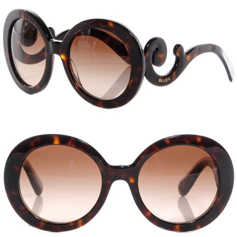 prada baroque sunglasses tortoiseshell.